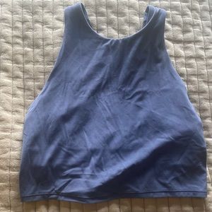 Athleta cropped workout top with built in bra